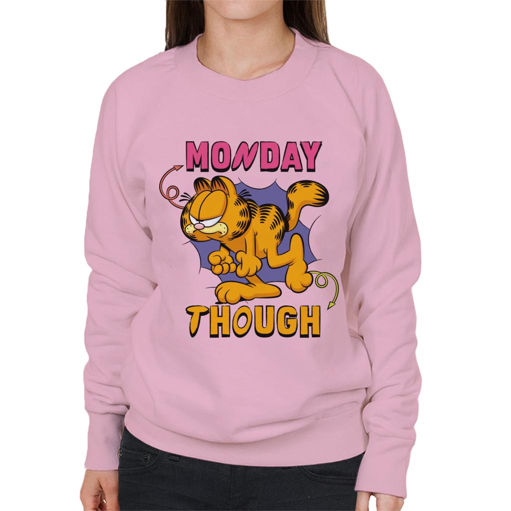 Garfield Monday Though Women's Sweatshirt-ALL + EVERY
