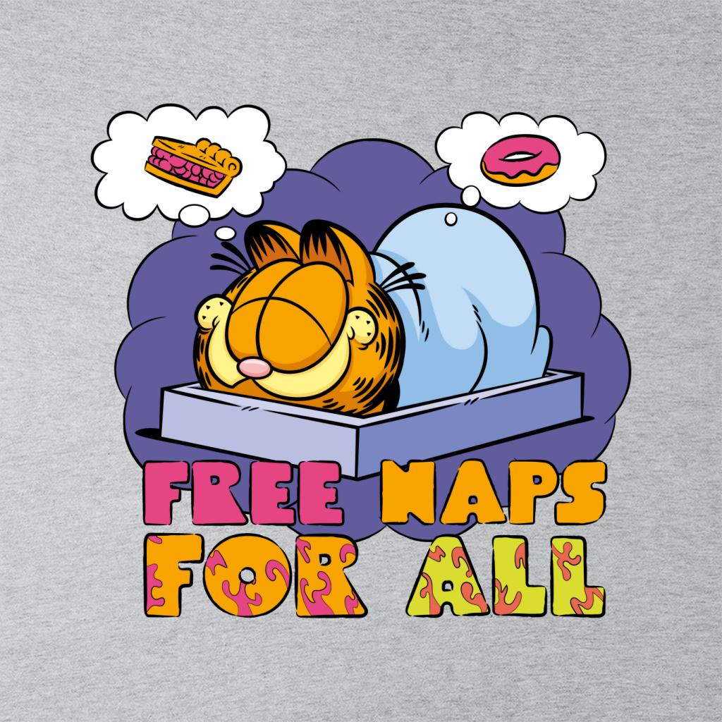 Garfield Free Naps For All Men's Hooded Sweatshirt-ALL + EVERY