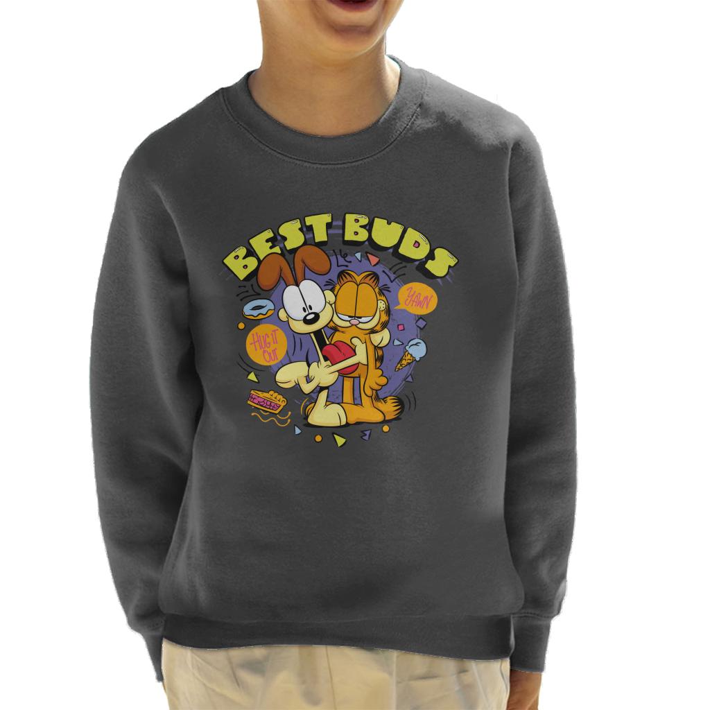 Garfield And Odie Best Buds Kid's Sweatshirt-ALL + EVERY