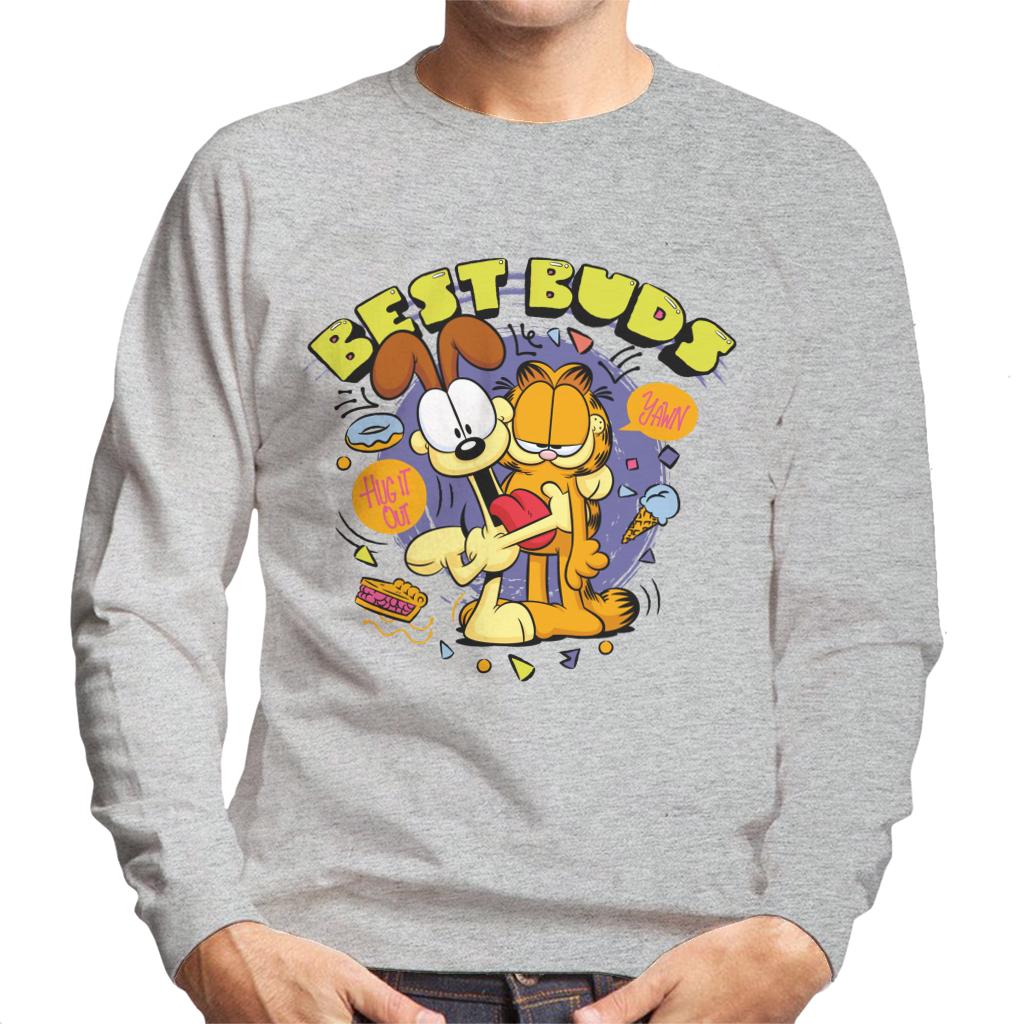 Garfield And Odie Best Buds Men's Sweatshirt-ALL + EVERY