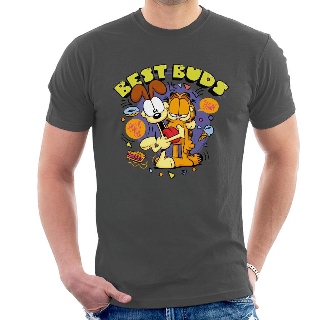 Garfield And Odie Best Buds Men's T-Shirt-ALL + EVERY