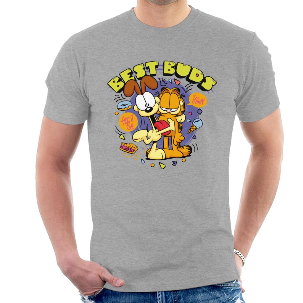 Garfield And Odie Best Buds Men's T-Shirt-ALL + EVERY