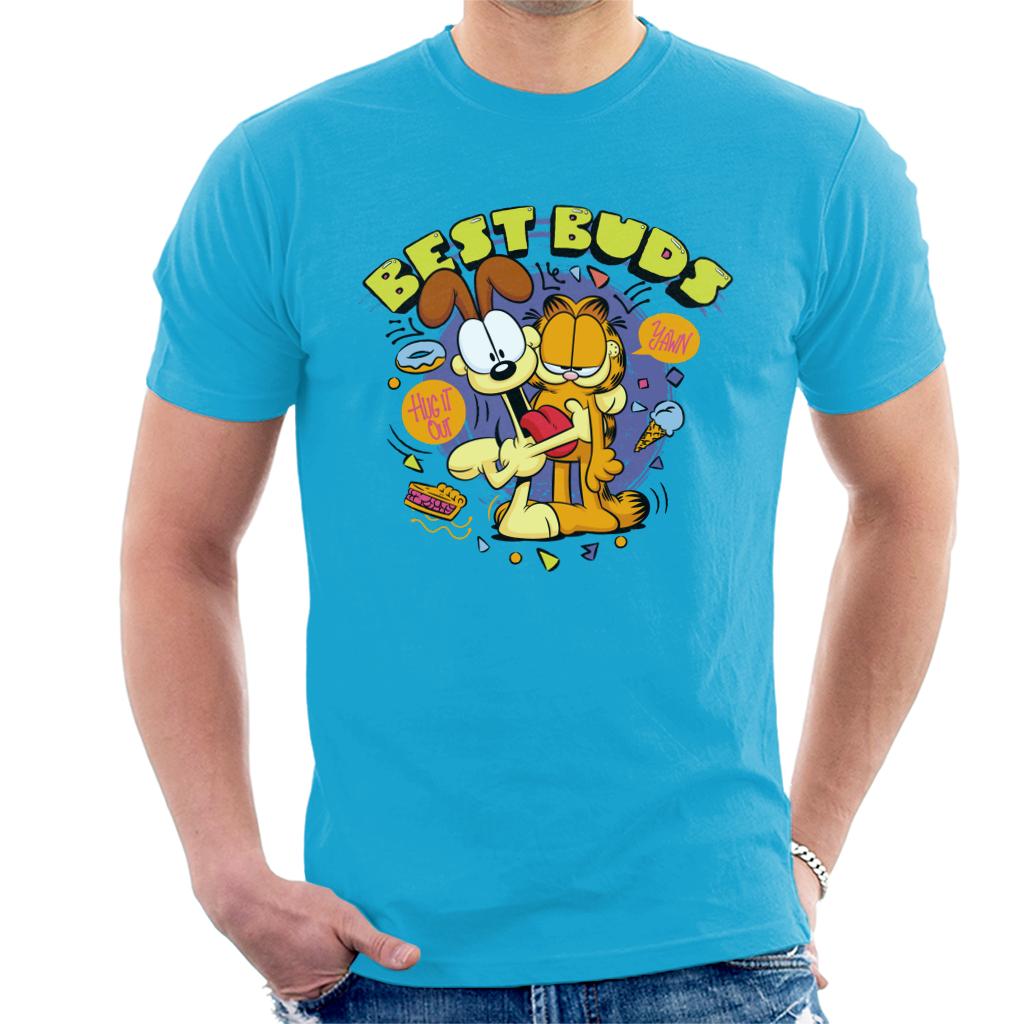 Garfield And Odie Best Buds Men's T-Shirt-ALL + EVERY