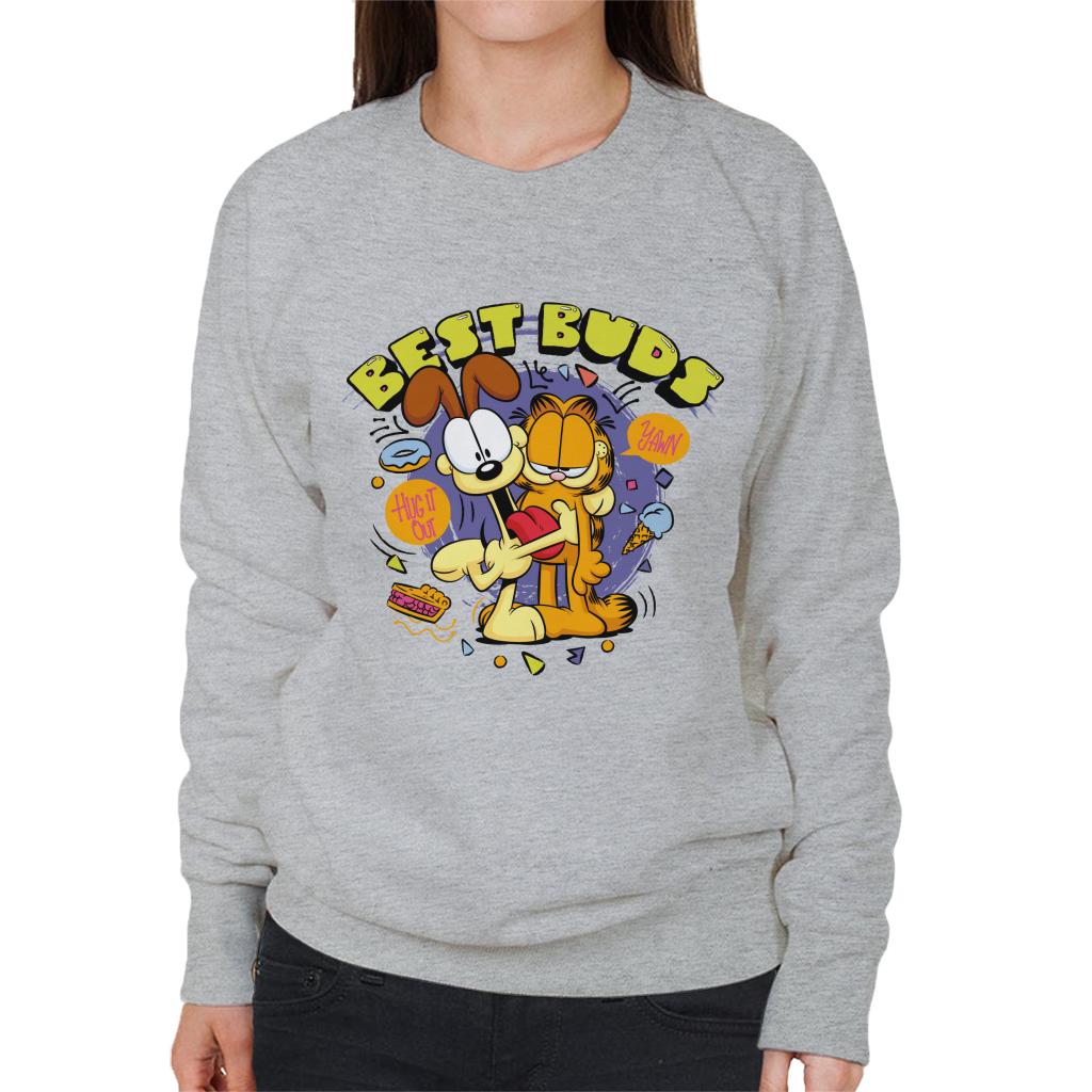 Garfield And Odie Best Buds Women's Sweatshirt-ALL + EVERY