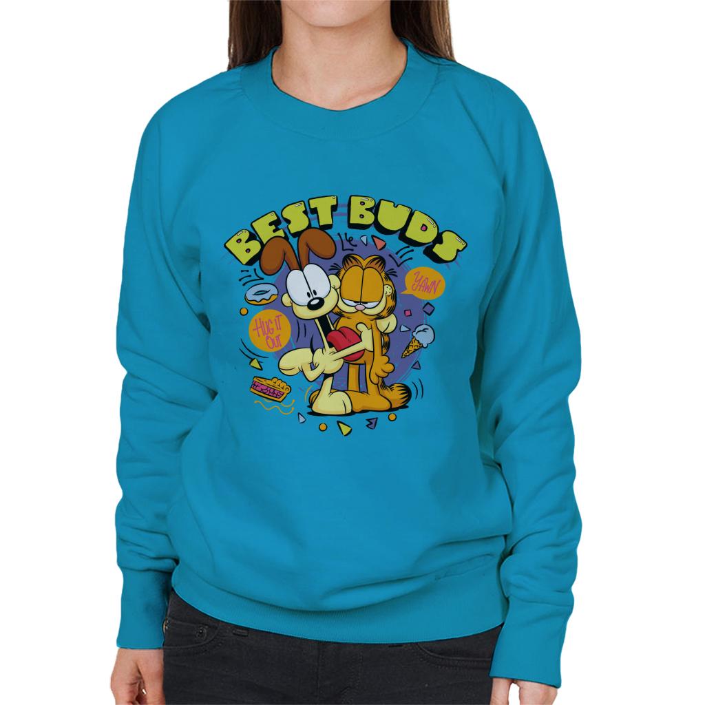 Garfield And Odie Best Buds Women's Sweatshirt-ALL + EVERY