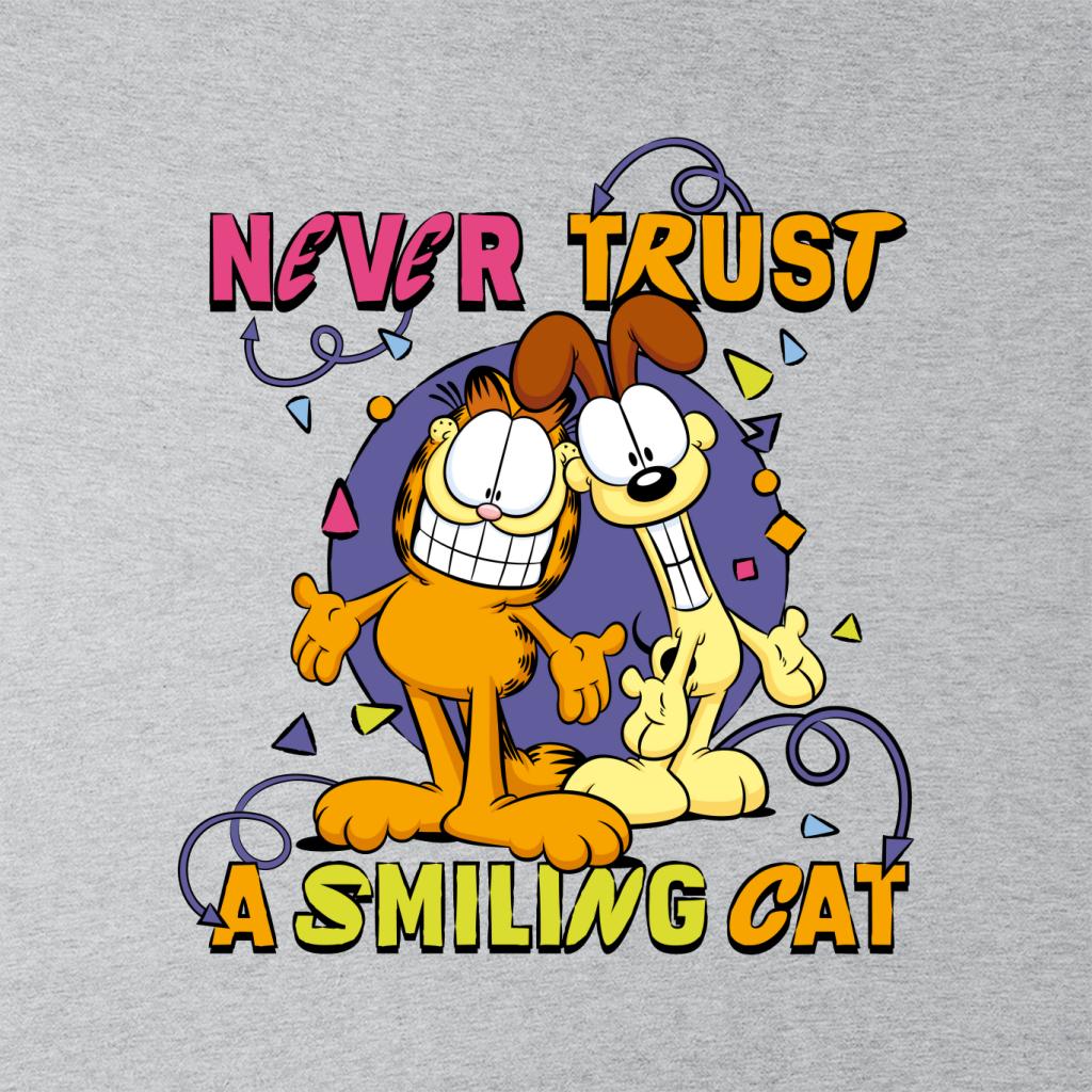 Garfield Never Trust A Smiling Cat Men's T-Shirt-ALL + EVERY