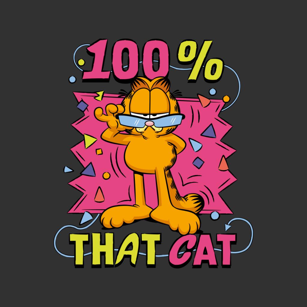 Garfield One Hundred Percent That Cat Men's T-Shirt-ALL + EVERY