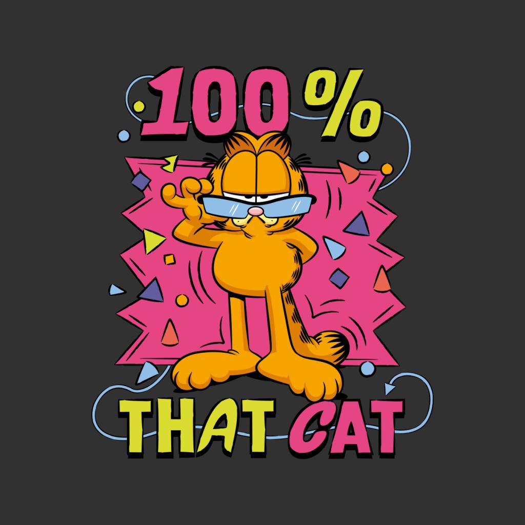 Garfield One Hundred Percent That Cat Kid's Hooded Sweatshirt-ALL + EVERY
