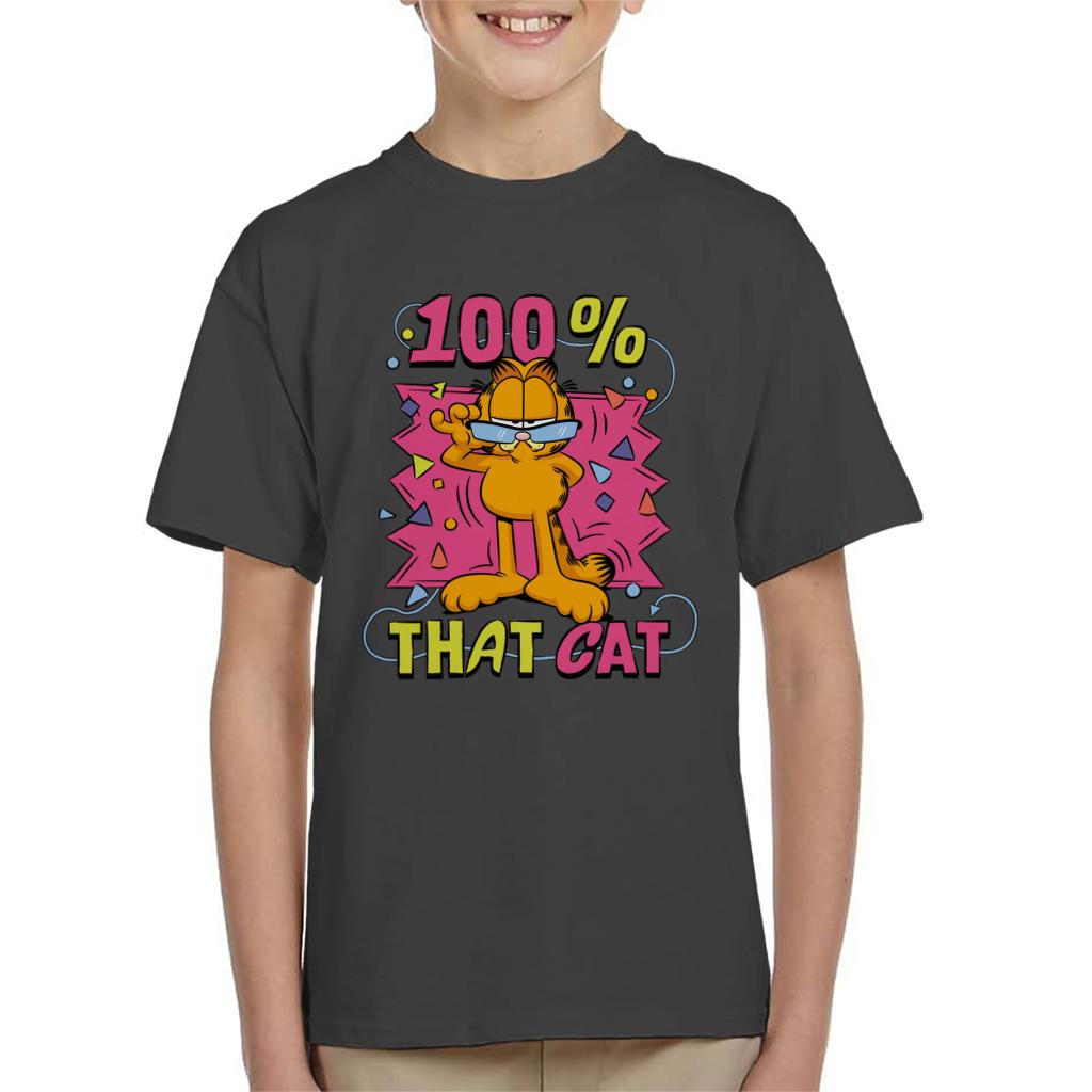 Garfield One Hundred Percent That Cat Kid's T-Shirt-ALL + EVERY