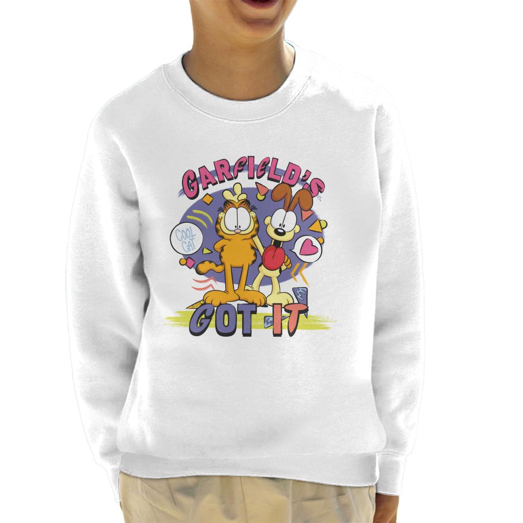 Garfield Has Got It Cool Cat Kid's Sweatshirt-ALL + EVERY