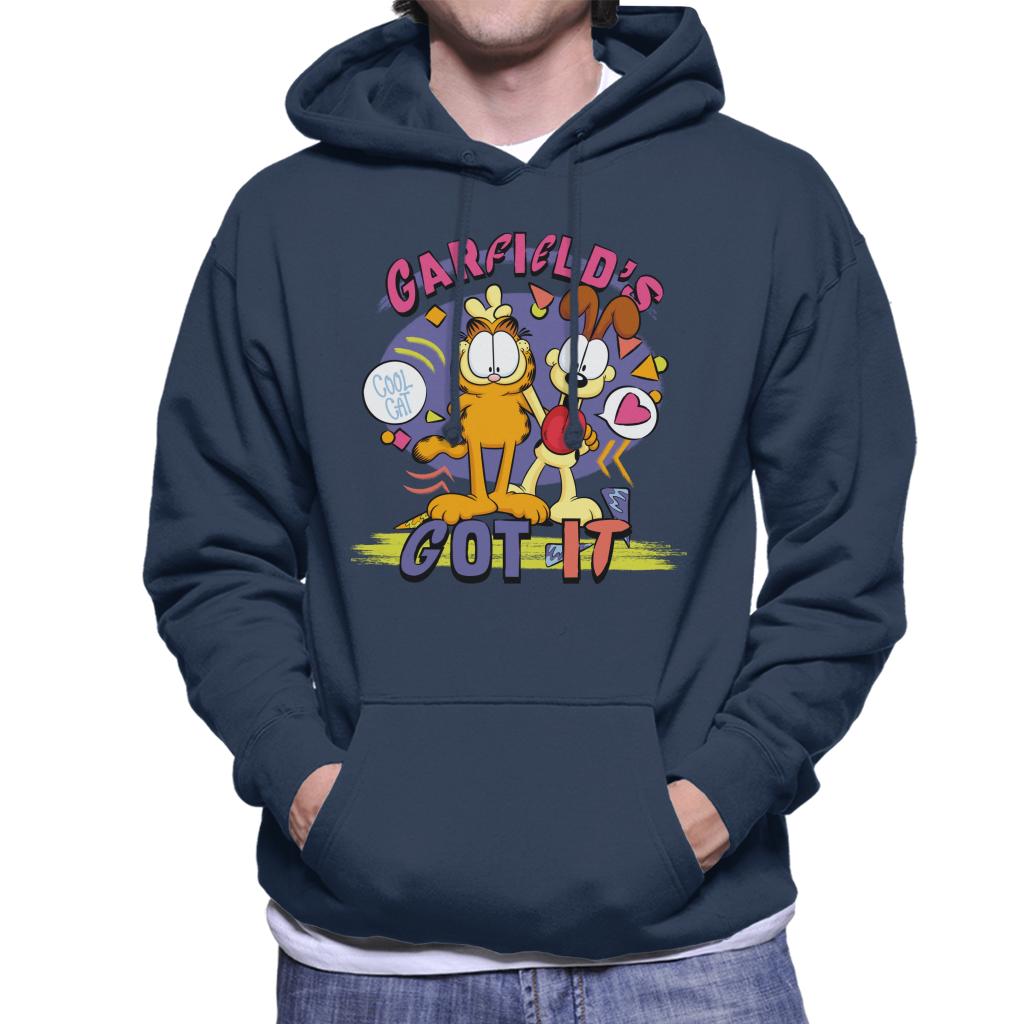 Garfield Has Got It Cool Cat Men's Hooded Sweatshirt-ALL + EVERY