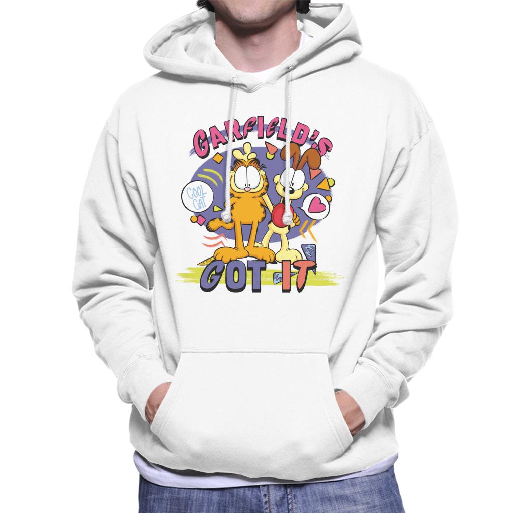 Garfield Has Got It Cool Cat Men's Hooded Sweatshirt-ALL + EVERY