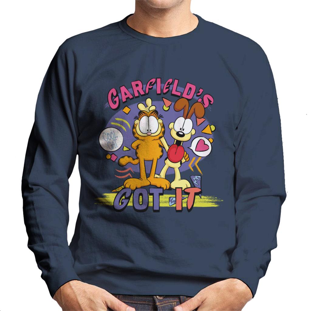 Garfield Has Got It Cool Cat Men's Sweatshirt-ALL + EVERY