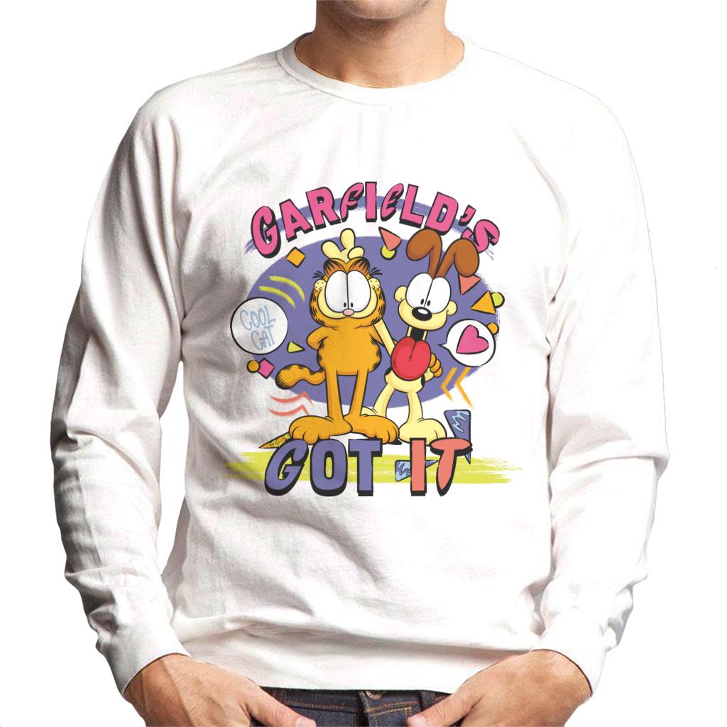 Garfield Has Got It Cool Cat Men's Sweatshirt-ALL + EVERY