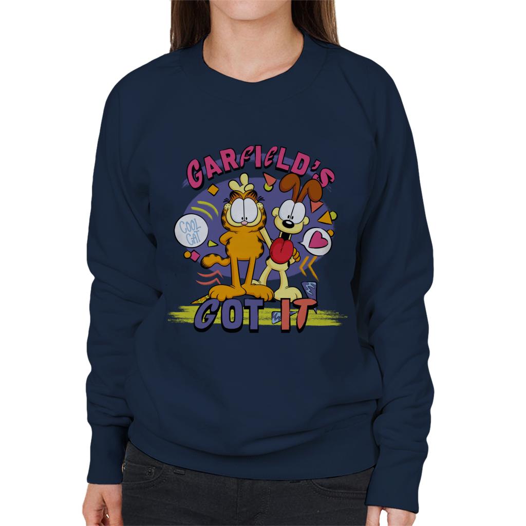 Garfield Has Got It Cool Cat Women's Sweatshirt-ALL + EVERY