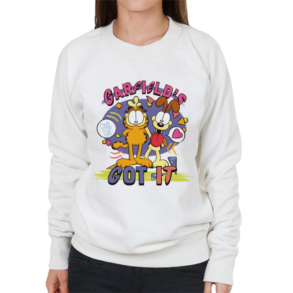 Garfield Has Got It Cool Cat Women's Sweatshirt-ALL + EVERY