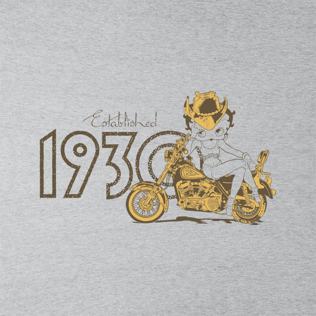 Betty Boop Biker Betty Established 1930 Men's T-Shirt-ALL + EVERY