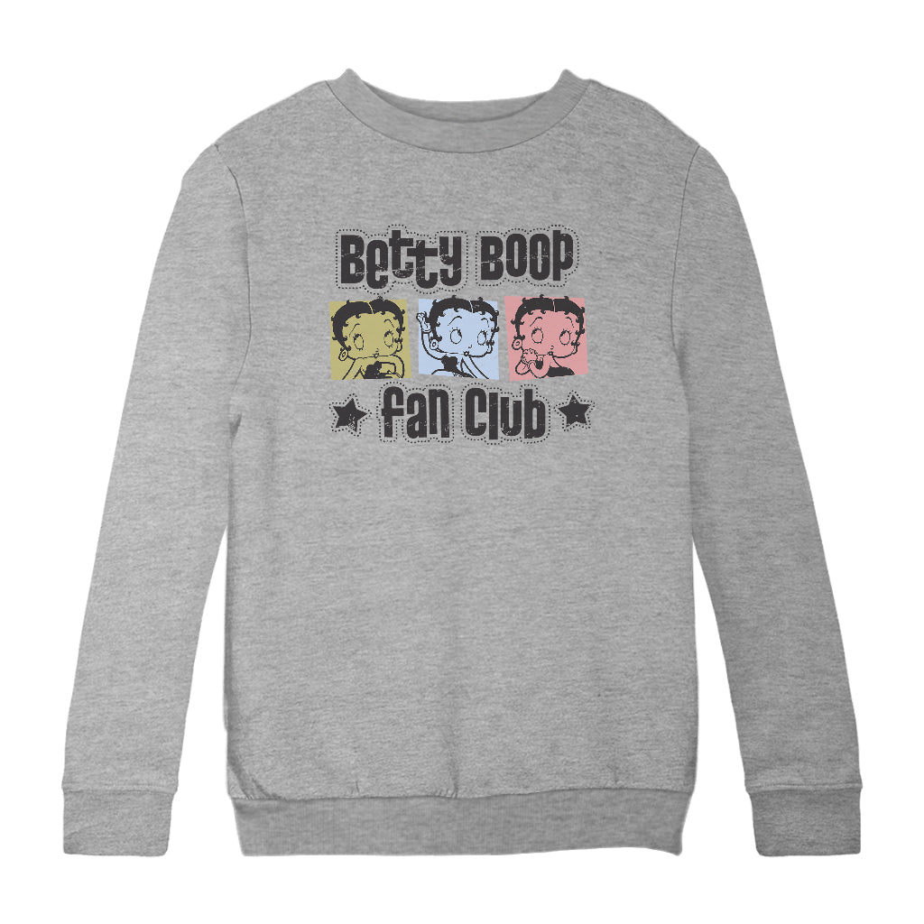 Betty Boop Fan Club Kids Sweatshirt-ALL + EVERY