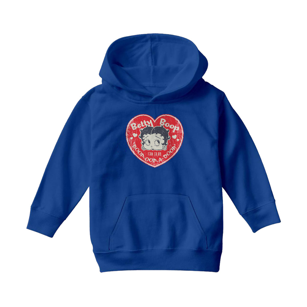 Betty Boop Oop A Doop Love Heart Kids Hooded Sweatshirt-ALL + EVERY