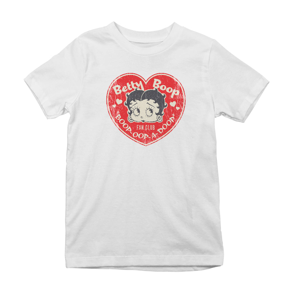 Betty Boop Oop A Doop Love Heart Kids T-Shirt-ALL + EVERY