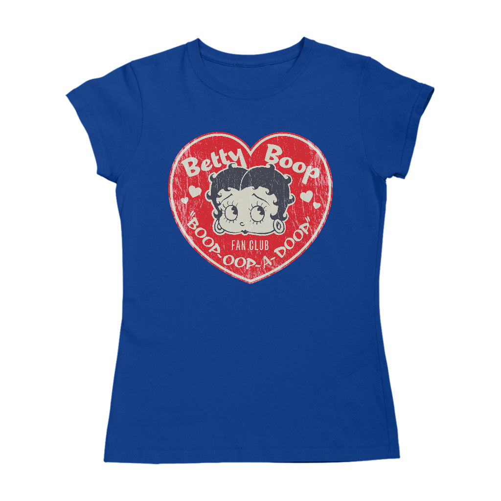 Betty Boop Oop A Doop Love Heart Women's T-Shirt-ALL + EVERY