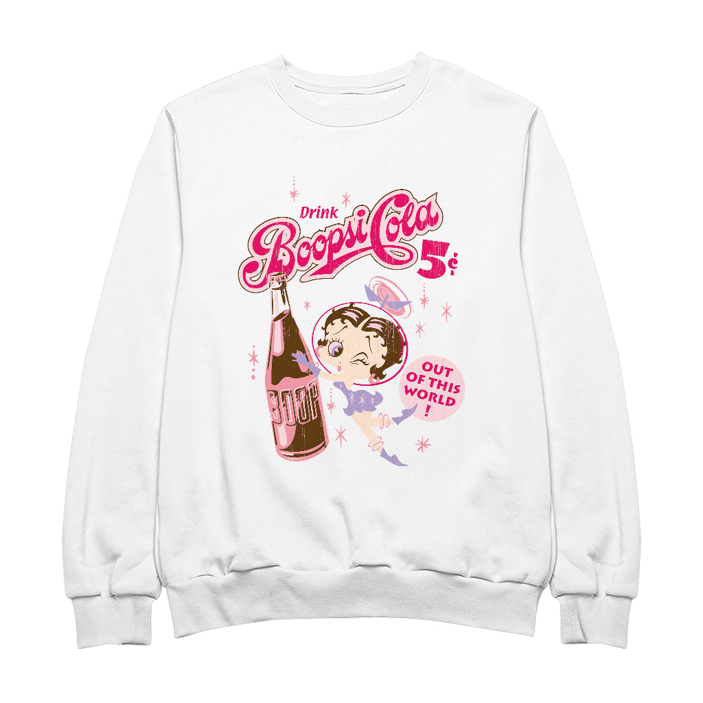 Betty Boop Drink Boopsi Cola Men's Sweatshirt-ALL + EVERY