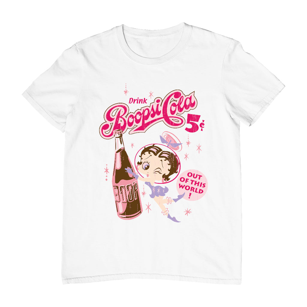 Betty Boop Drink Boopsi Cola Men's T-Shirt-ALL + EVERY