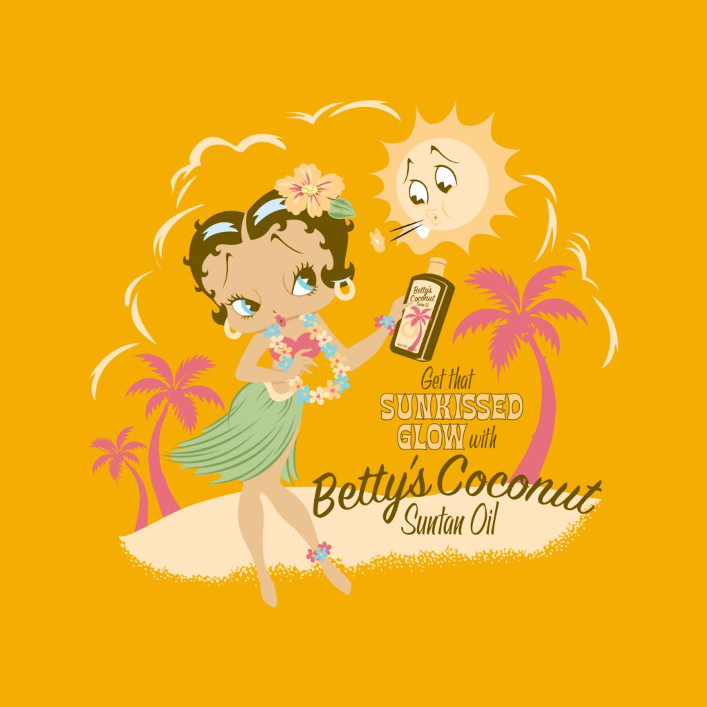 Betty Boop Bettys Coconut Suntan Oil Women's Sweatshirt-ALL + EVERY