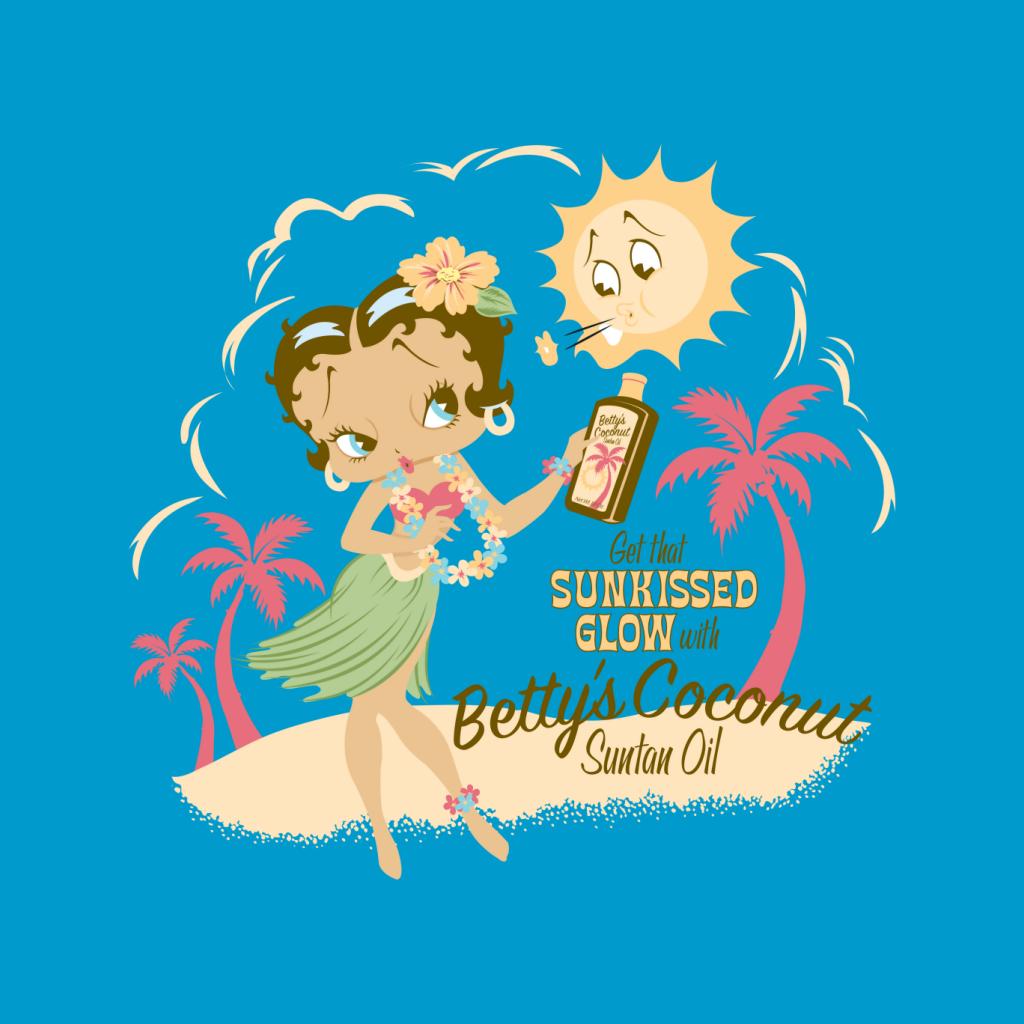 Betty Boop Bettys Coconut Suntan Oil Women's T-Shirt-ALL + EVERY