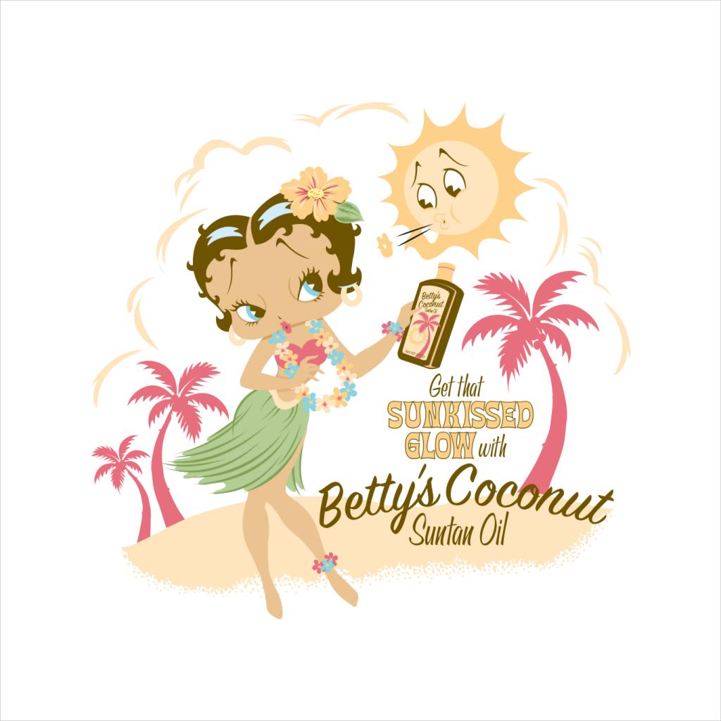 Betty Boop Bettys Coconut Suntan Oil Women's Sweatshirt-ALL + EVERY