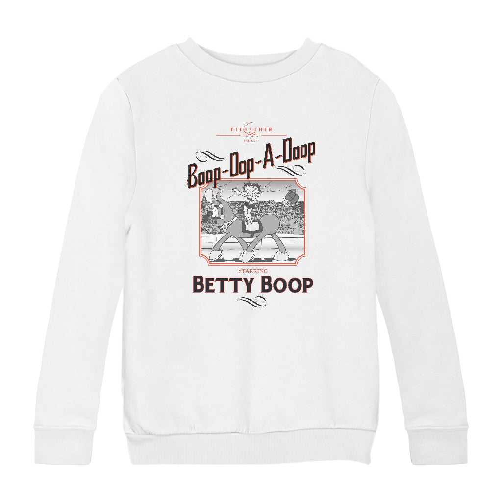 Betty Boop Starring In The Circus Kids Sweatshirt-ALL + EVERY