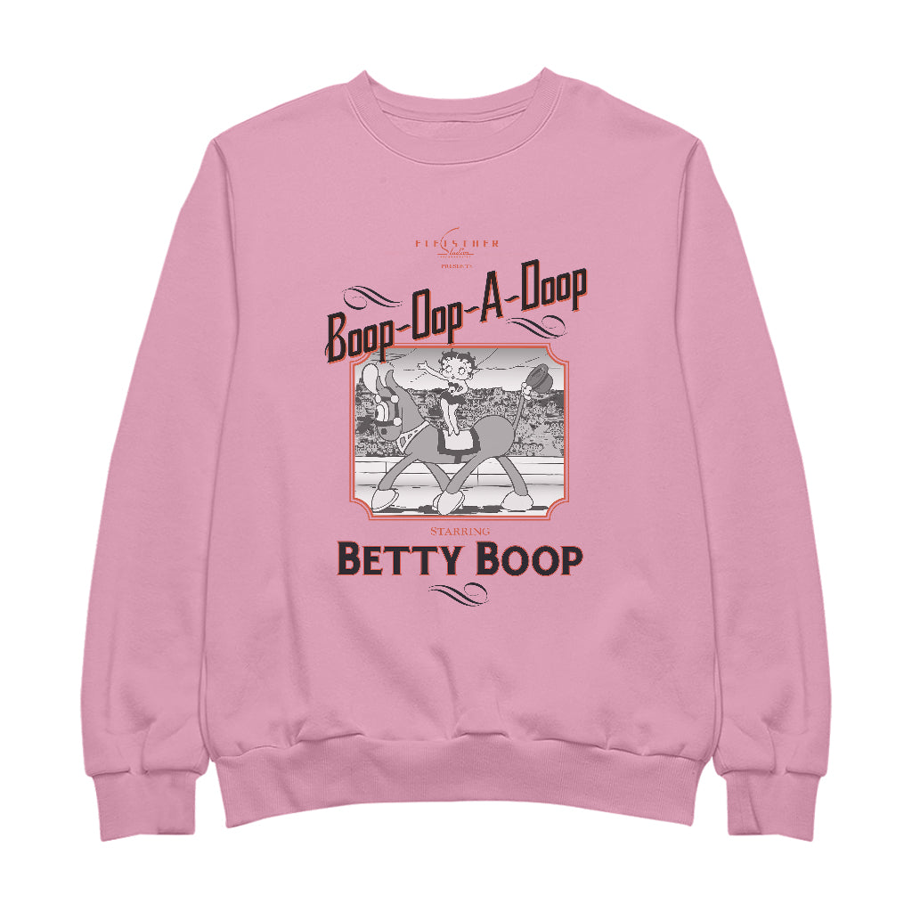 Betty Boop Starring In The Circus Women's Sweatshirt-ALL + EVERY