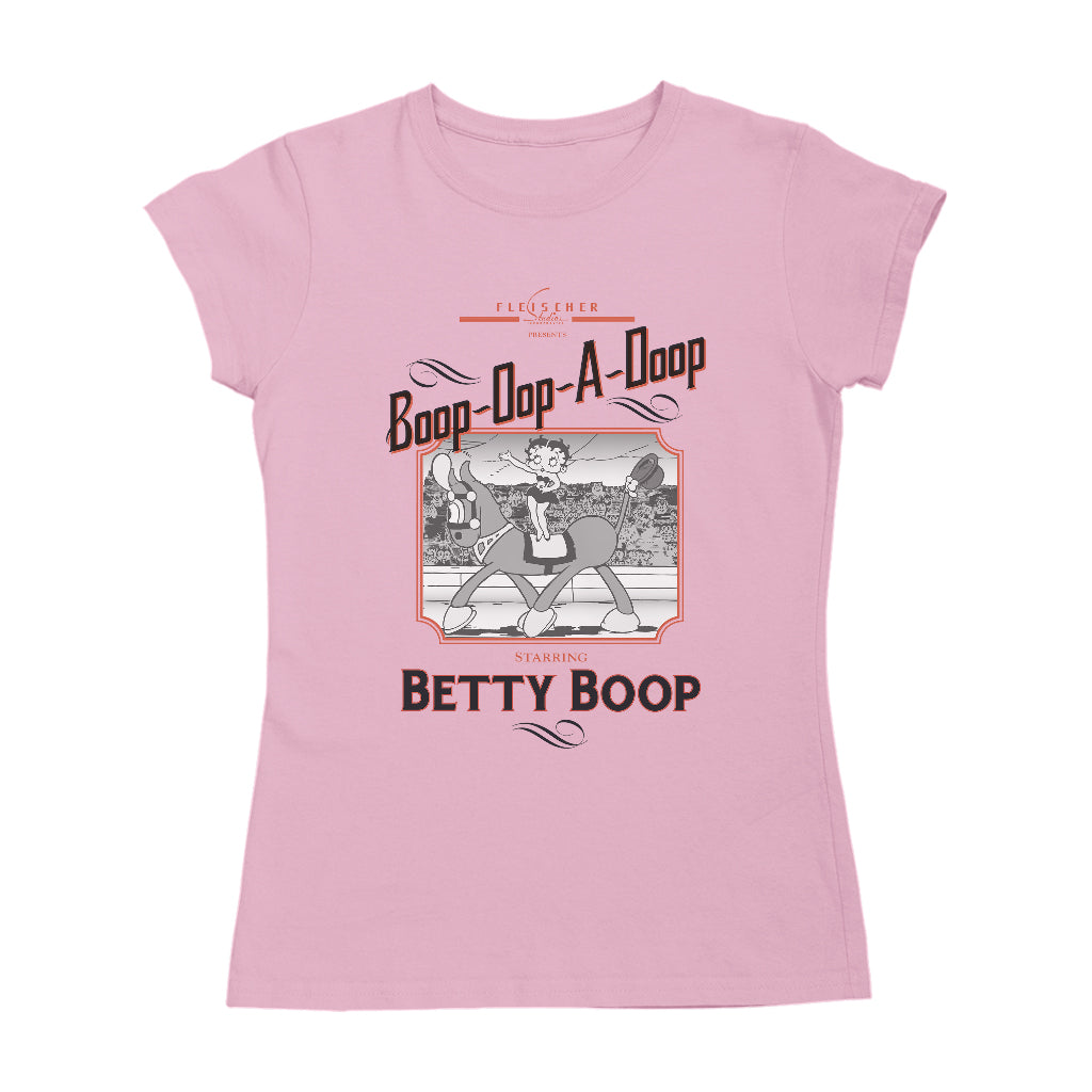 Betty Boop Starring In The Circus Women's T-Shirt-ALL + EVERY