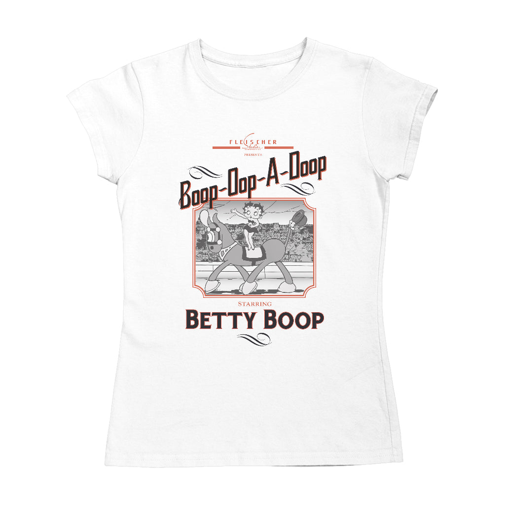 Betty Boop Starring In The Circus Women's T-Shirt-ALL + EVERY