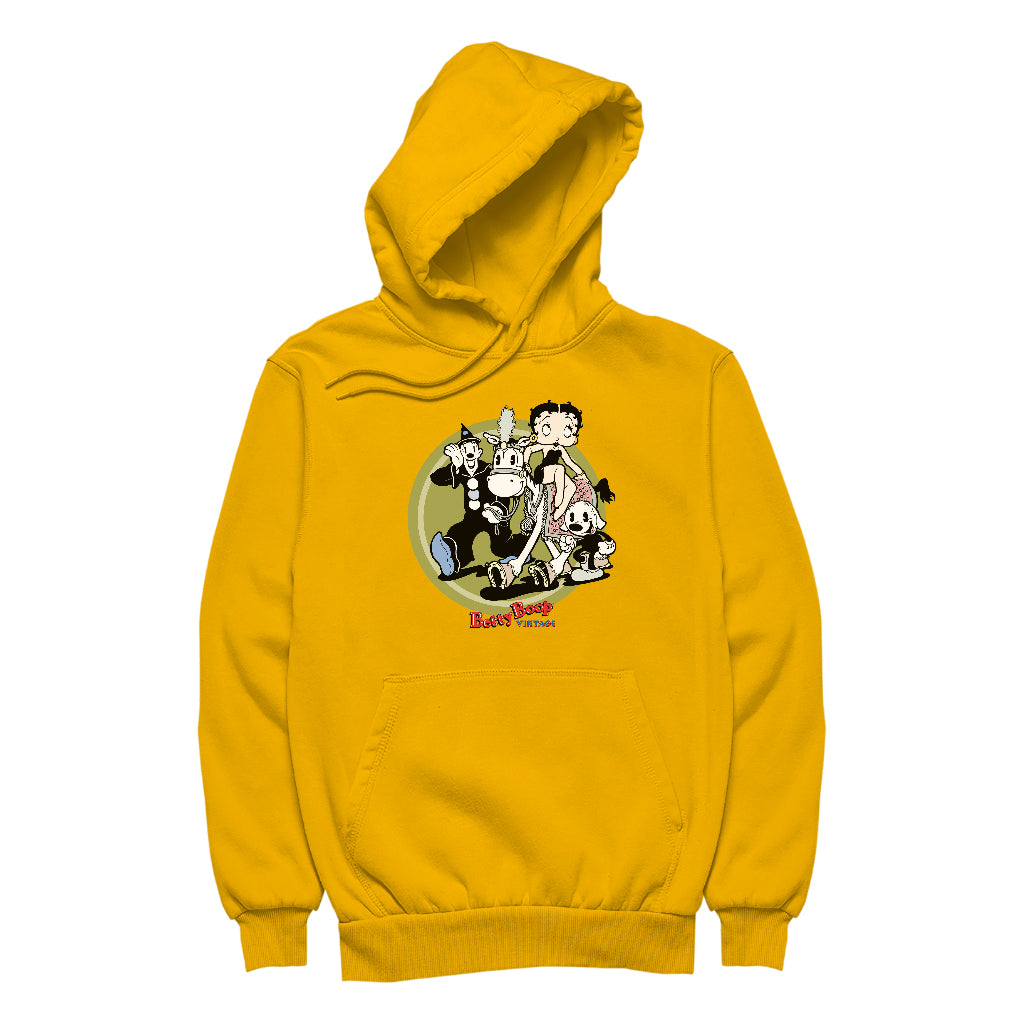 Betty Boop Vintage Circus Crew Men's Hooded Sweatshirt-ALL + EVERY