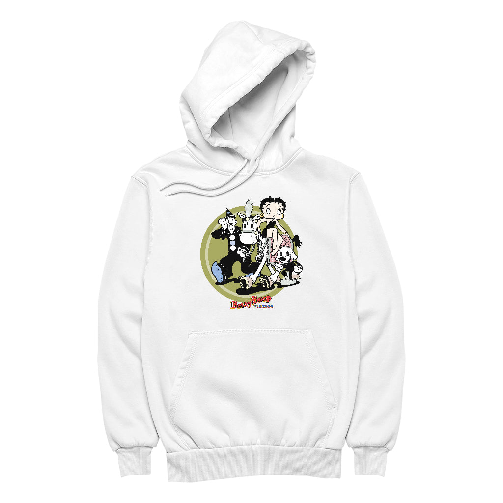 Betty Boop Vintage Circus Crew Men's Hooded Sweatshirt-ALL + EVERY