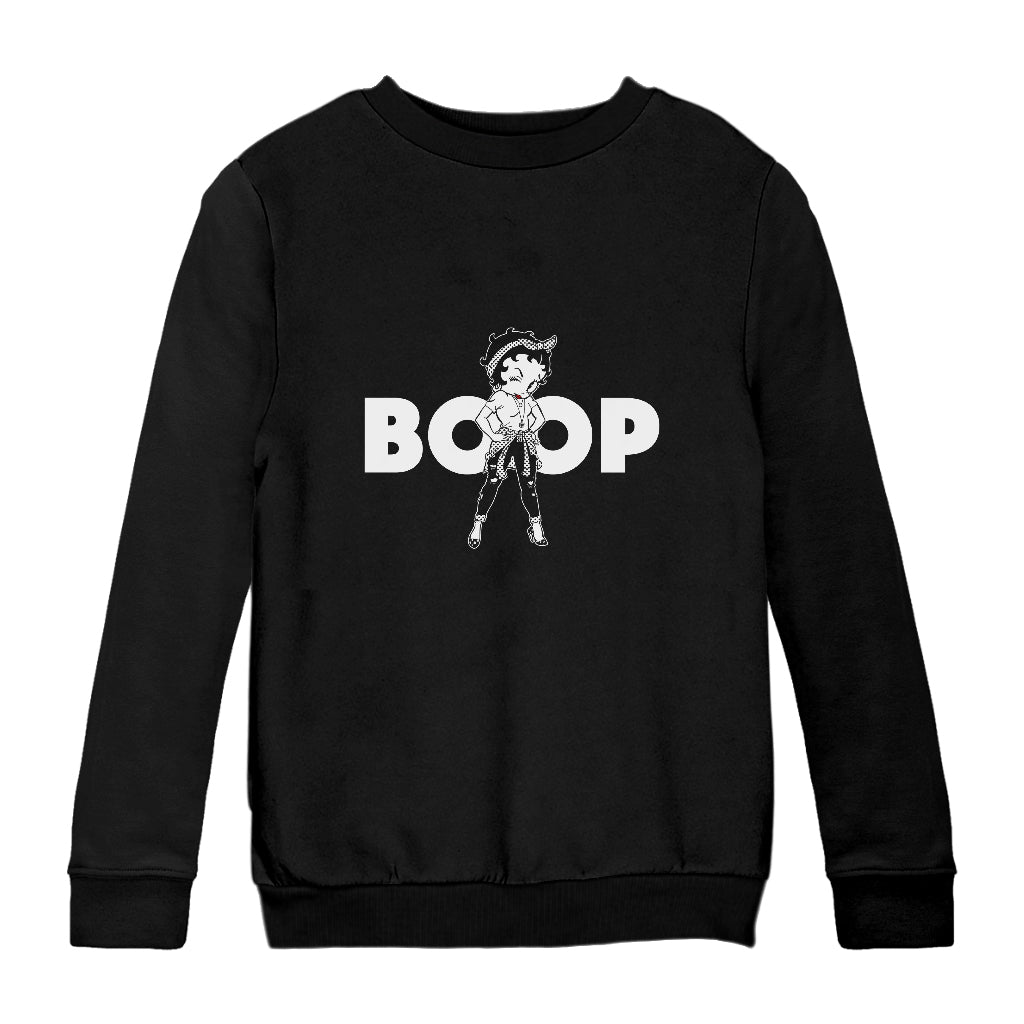 Betty Boop Power Kids Sweatshirt-ALL + EVERY