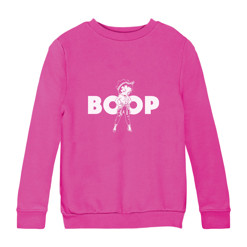 Betty Boop Power Kids Sweatshirt-ALL + EVERY