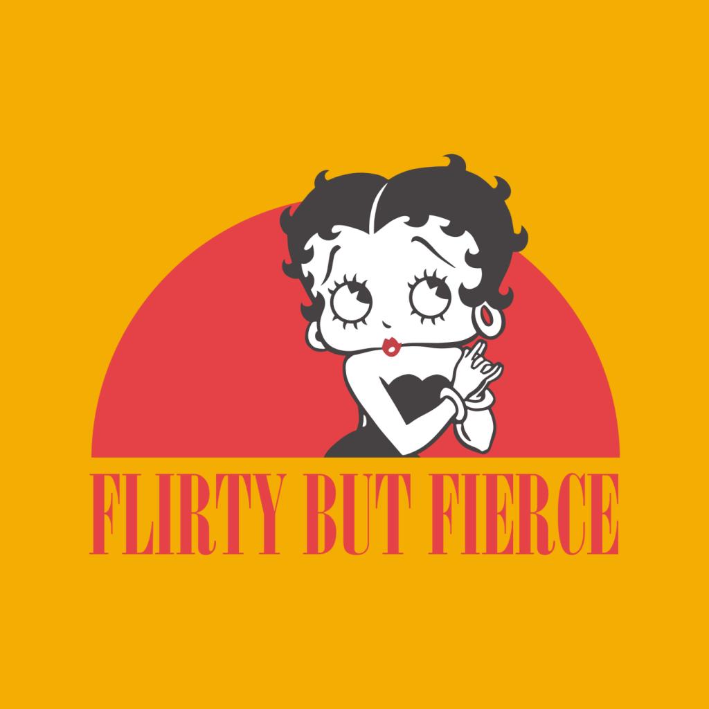 Betty Boop Confident Flirty But Fierce Men's T-Shirt-ALL + EVERY