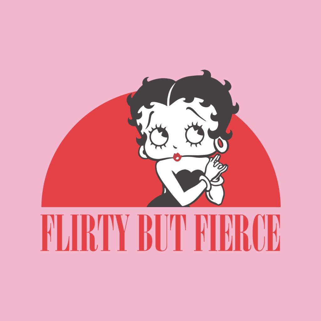 Betty Boop Confident Flirty But Fierce Women's T-Shirt-ALL + EVERY