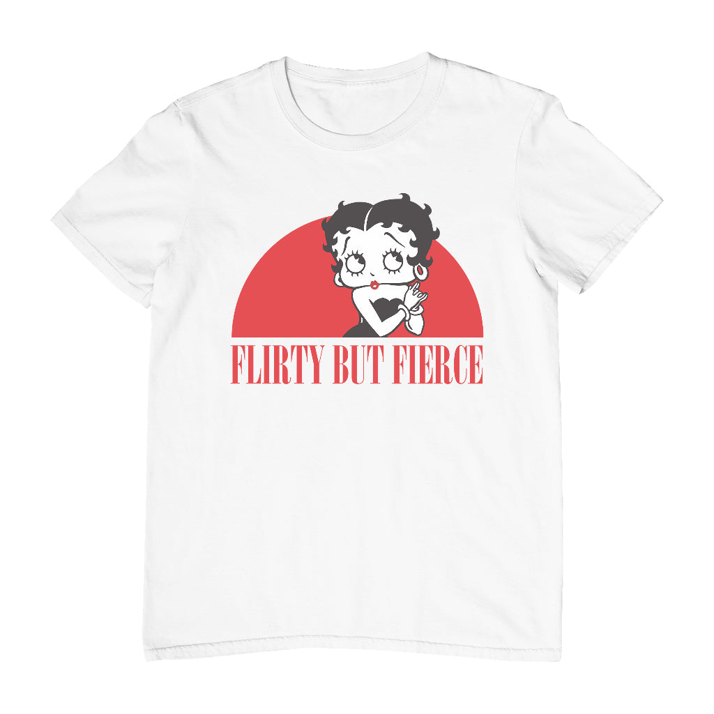 Betty Boop Confident Flirty But Fierce Men's T-Shirt-ALL + EVERY