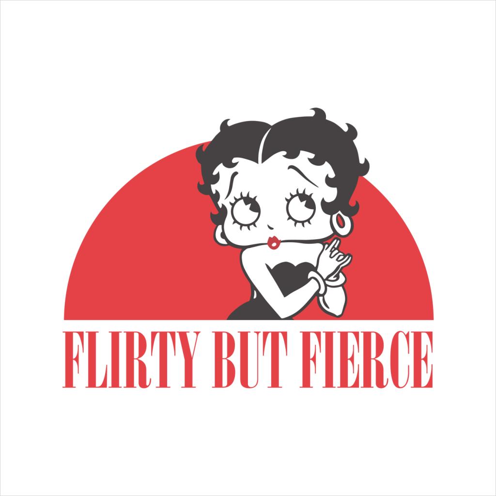 Betty Boop Confident Flirty But Fierce Men's T-Shirt-ALL + EVERY