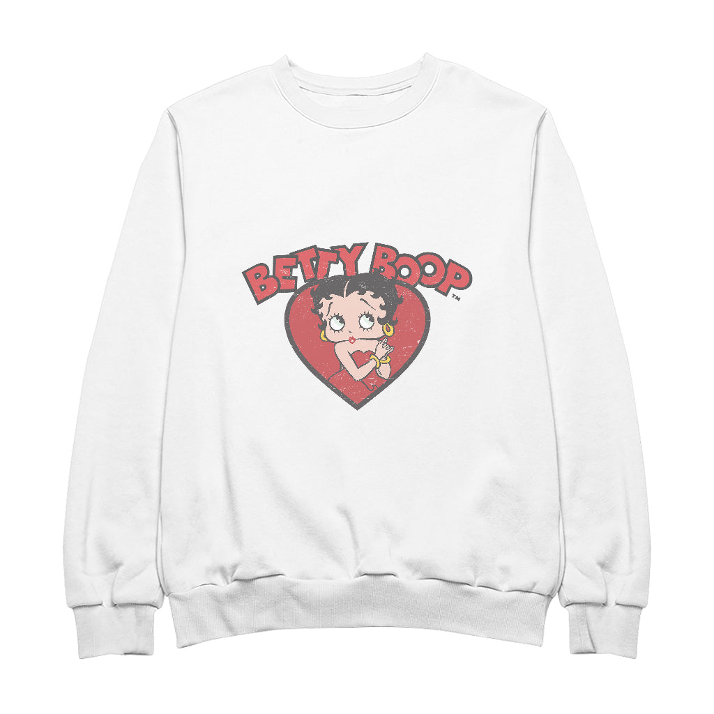 Betty Boop Love Red Dress Men's Sweatshirt-ALL + EVERY