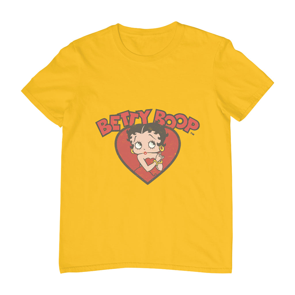 Betty Boop Love Red Dress Men's T-Shirt-ALL + EVERY