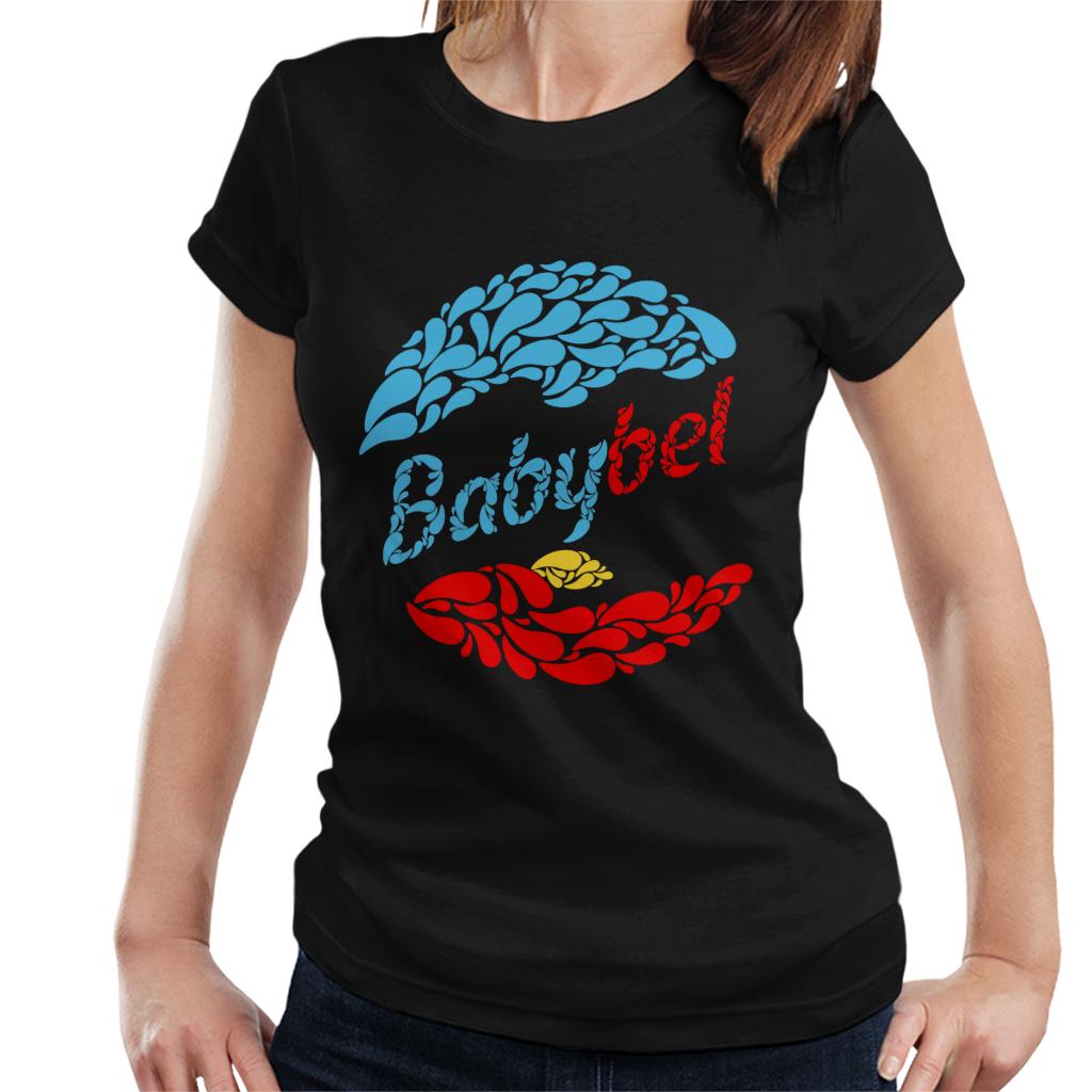 Baby Bel Blue And Red Droplets Women's T-Shirt-ALL + EVERY