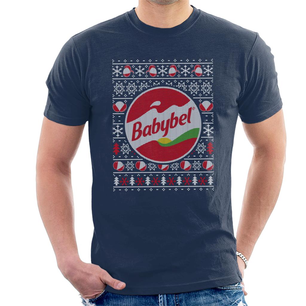 Baby Bel Christmas Knit Pattern Men's T-Shirt-ALL + EVERY