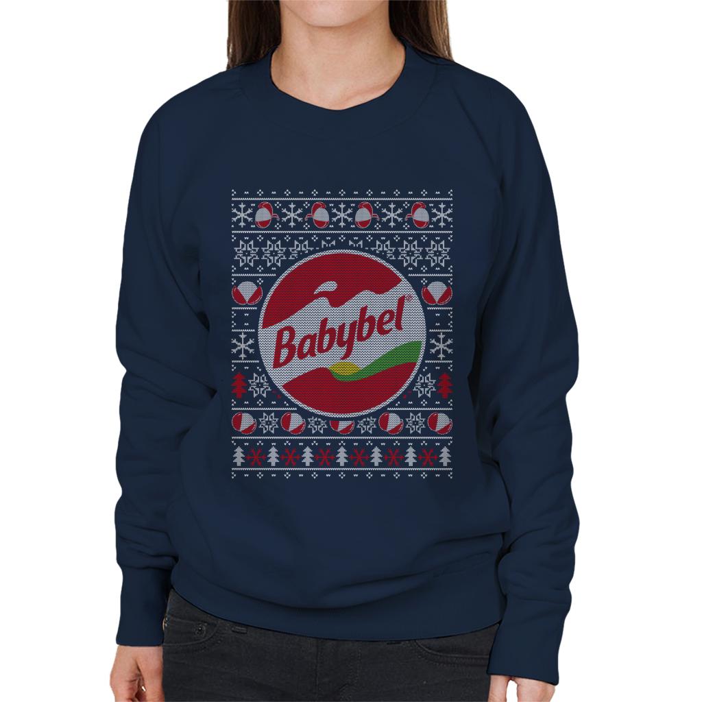 Baby Bel Christmas Knit Pattern Women's Sweatshirt-ALL + EVERY