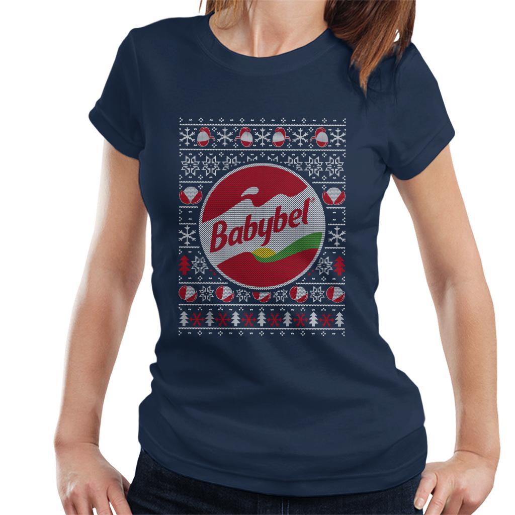 Baby Bel Christmas Knit Pattern Women's T-Shirt-ALL + EVERY