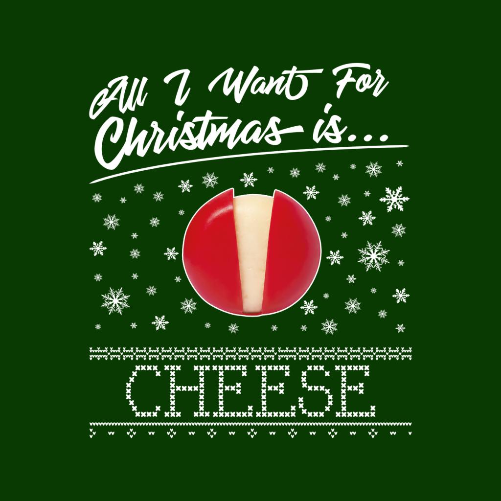 Baby Bel Christmas All I Want For Christmas Is Cheese Kid's Sweatshirt-ALL + EVERY