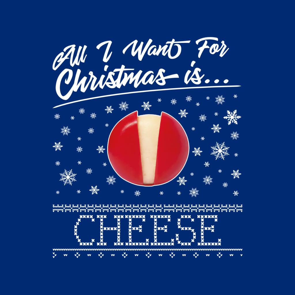 Baby Bel Christmas All I Want For Christmas Is Cheese Kid's T-Shirt-ALL + EVERY